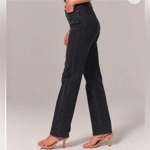Abercrombie and fitch 90s straight ultra high rise jeans 26/2s curve love